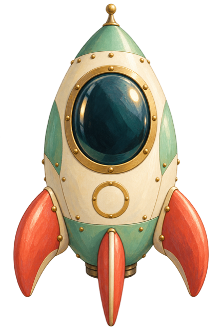 The little spaceship from Little Ship, Big Launch